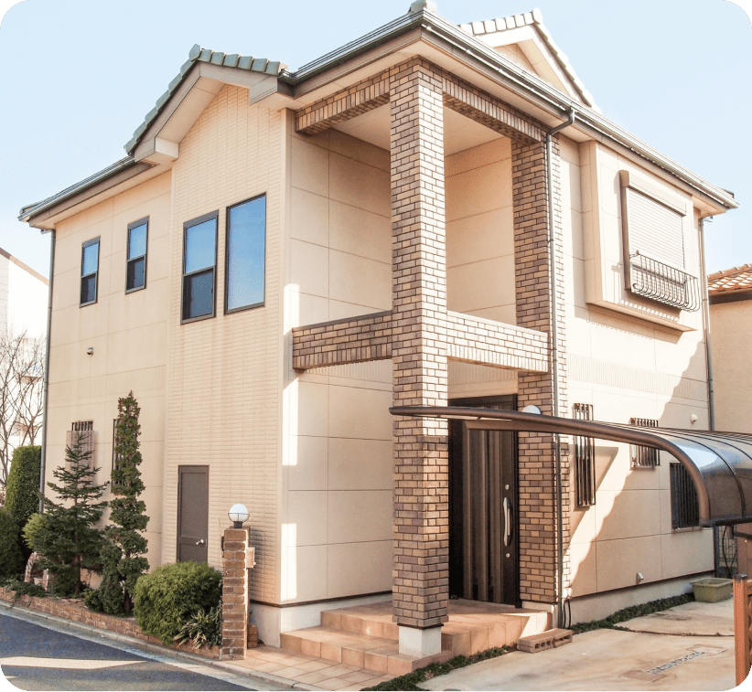2階建ての一軒家